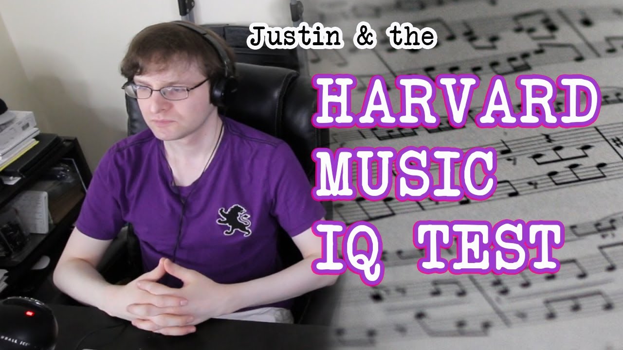Justin takes the Harvard Music IQ Test