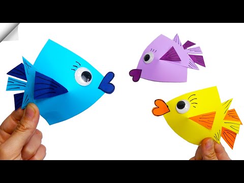 DIY paper crafts Paper Fish