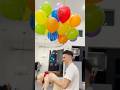HOW MANY BALLOONS TO MAKE MY PUPPY FLY? 😱 #shorts