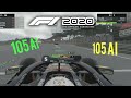 Proberen op 105 AI te Rijden - F1 2020