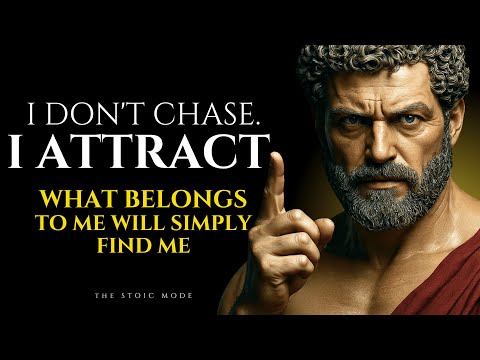 Don’t Chase, Attract - What Belongs to You Will Simply Find You | Stoicism Philosophy