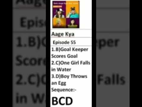 Flipkart quiz aage kya ka answers episode 55 // aage kya ka answers episode 55