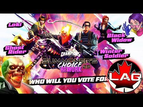 BUFFED GHOST RIDER?!? Summoners Choice Rework 2025!! Winter Solider! Black Widow! Loki! Vote! - MCOC
