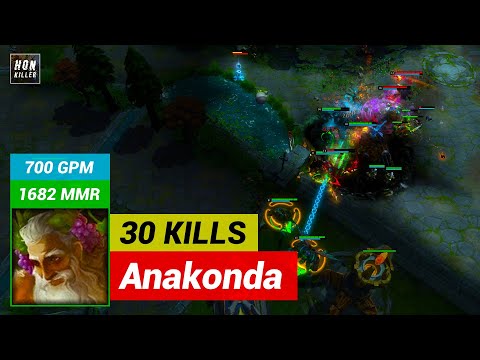 HoN Drunken Master - Anakonda - 700 GPM 1682 MMR - NM