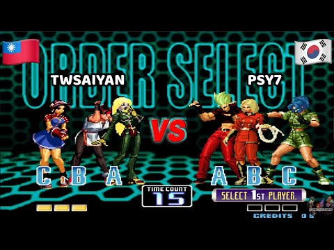 TWSAIYAN vs PSY7 Taiwán vs Corea ¡CHOQUE DE MAESTROS! KOF 2002