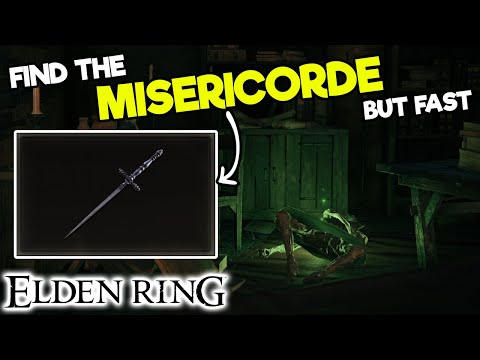 How to get the MISERICORDE DAGGER in Elden Ring - Map Location - STORMVEIL CASTLE - RARE ITEMS