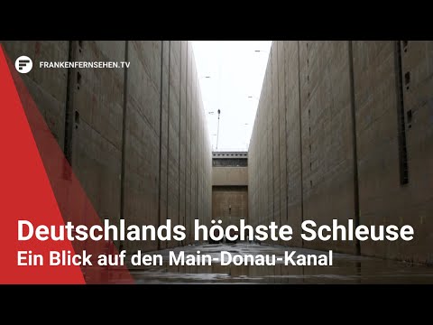 Höchste Schleuse Deutschlands: Ein Blick auf den Main-Donau-Kanal