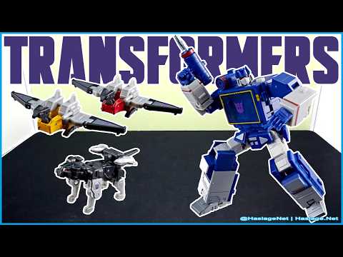 Transformers Studio Series The Movie '86 Leader Soundwave w/ Buzzsaw, Laserbeak & Ravage