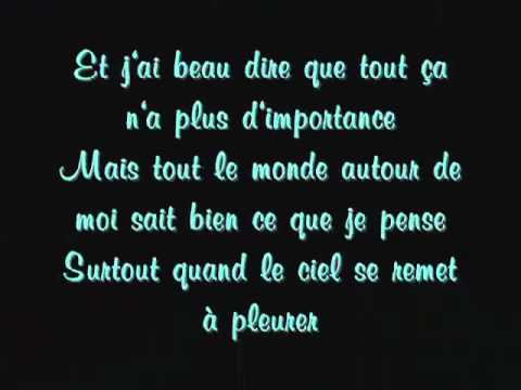 S-kyz _ quand la pluie tombe  lyrics/paroles