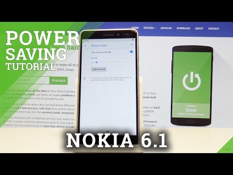 How to Activate Power Saving Mode in NOKIA 6.1 - Battery Saver