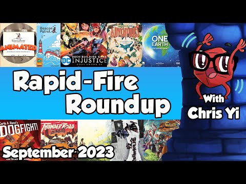 Rapid Fire Roundup September 2023 - with Chris Yi