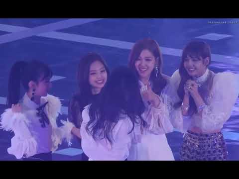 Blackpink x Red velvet x Twice together moments on stage