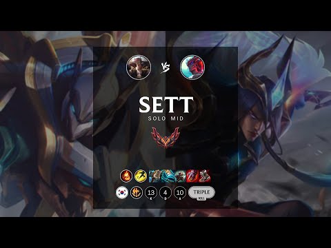 Sett Mid vs Yone - KR Grandmaster Patch 12.7
