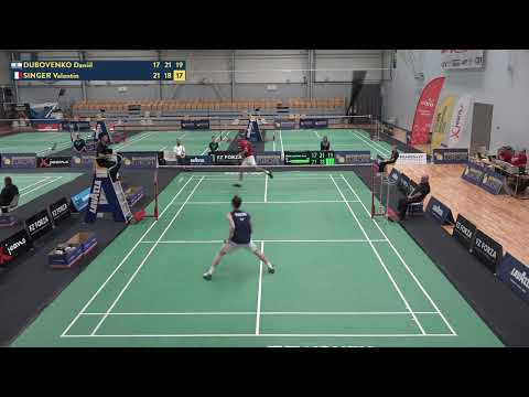 Match Point - Daniil Dubovenko vs Valentin Singer - MS, SF - Latvia Int. 2023