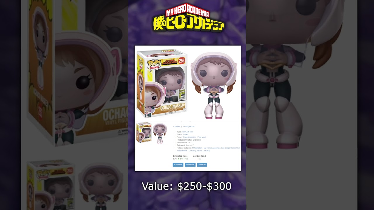 Watch The Rarest My Hero Academia Funko Pops Now The Rarest My Hero Academia Funko Pops