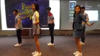 Captain Vivoree and the housemates!