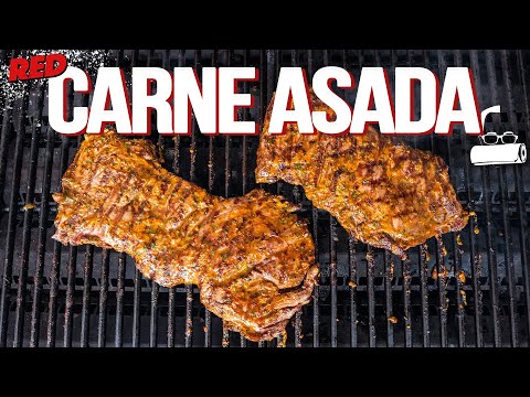 RED (CHIMICHURRI) CARNE ASADA | SAM THE COOKING GUY