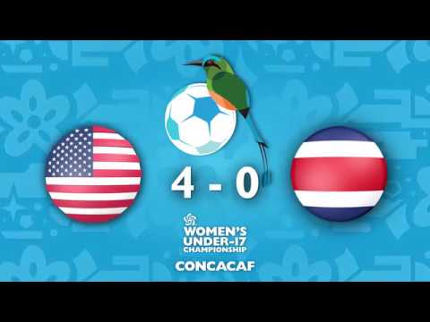 CU17W 2018: United States vs Costa Rica Highlights
