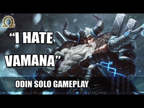 SMITE Odin - Solo - I HATE VAMANA - Season 5