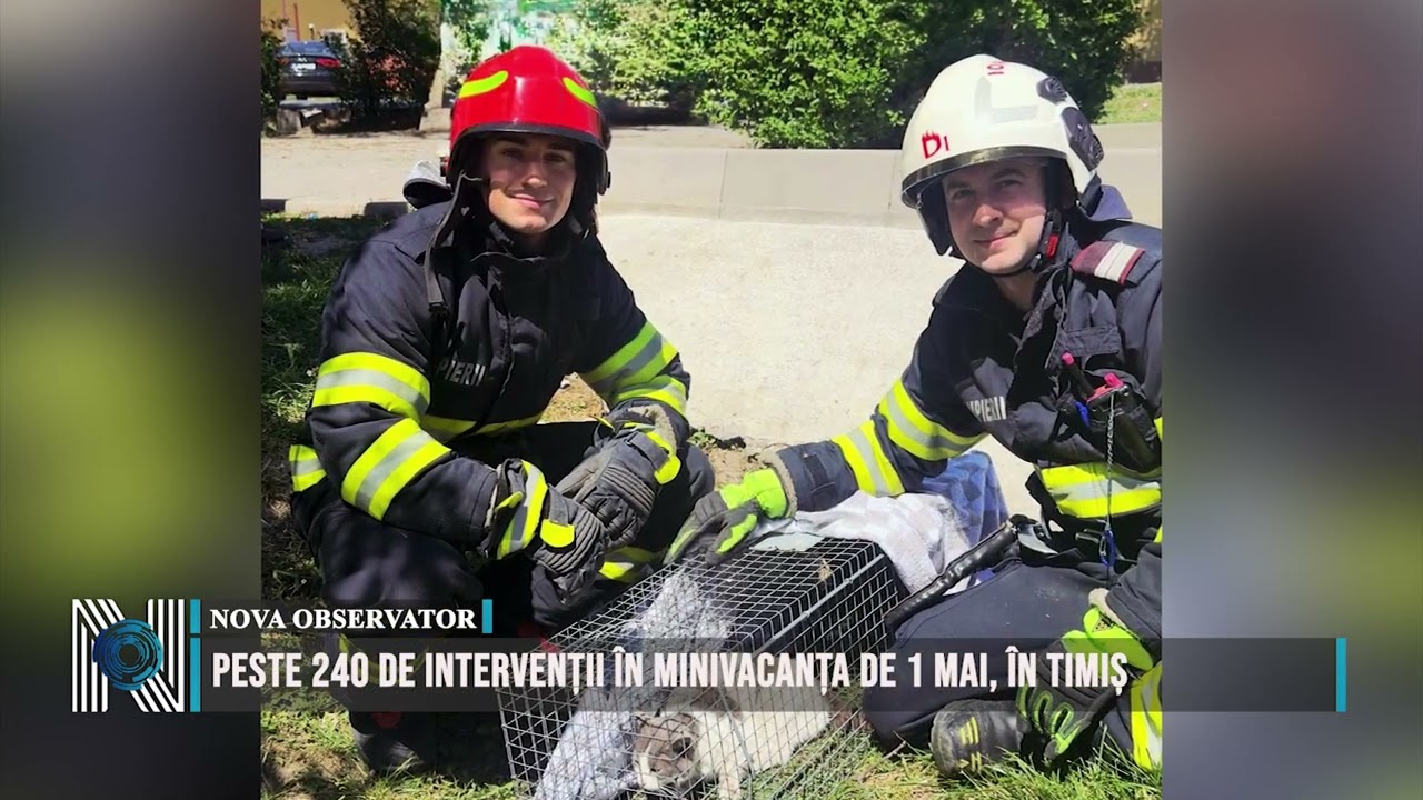 Peste 240 de intervenții în minivacanța de 1 Mai, în Timiș