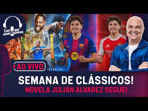 AO VIVO: SEMANA ABSURDA DE COPA DO BRASIL; QUEM VAI FICAR COM JULIAN ÁLVAREZ?; ALLAN NO CITY