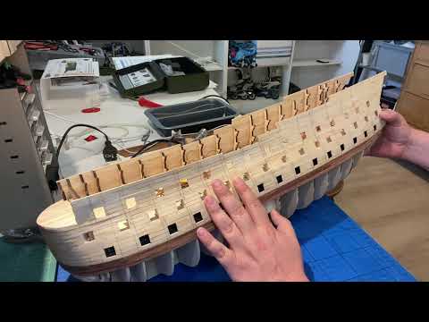 Santa Ana #Part9 finished with starboard side and starting port side. #artesania