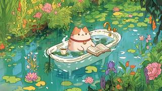 Listening to the whispers of nature | Chill Atmosphere | Homework Session | Lofi Jazz Rain