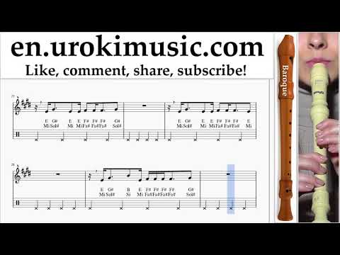 Recorder lessons (B.) Camila Cabello - All These Years Sheet Music Tutorial um-ih352
