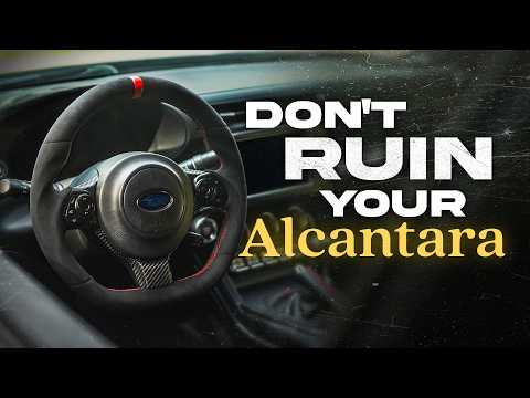 Cleaning Alcantara the SAFE Way!