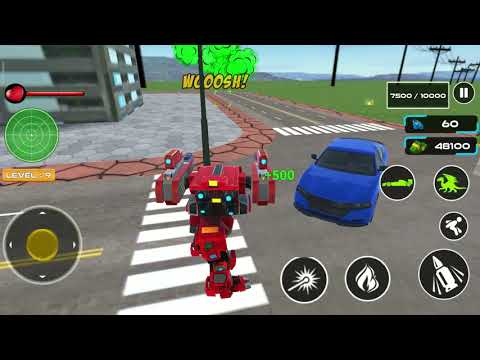 Dragon Robot Car Game Robot transforming games #04 Android Robot Gameplay