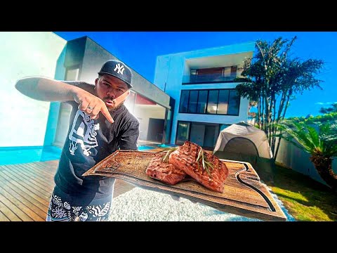 FIRST BARBECUE AT THE NEW HOUSE