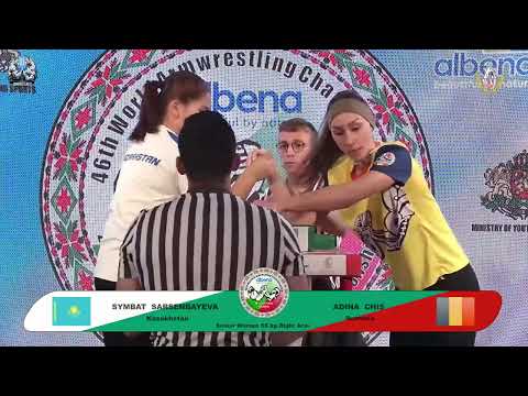 Sarsenbayeva Symbat vs Chis Adina | Up to 55 kg | XLVI WORLD ARMWRESTLING CHAMPIONSHIP | 2025