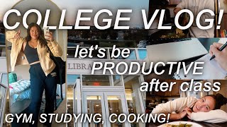 PRODUCTIVE AFTER-CLASS COLLEGE VLOG! james madison university