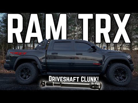 RAM TRX Driveshaft Clunk FIXED FOR GOOD!