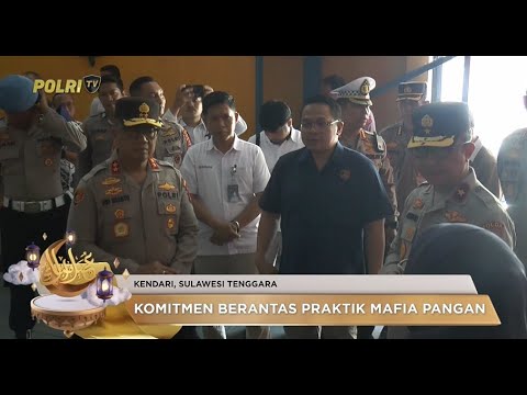 KAPOLDA SULTRA PASTIKAN STOK BERAS AMAN JELANG RAMADHAN, SIAP TINDAK MAFIA PANGAN