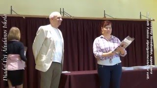 Kerületi angol verseny díjkiosztója 2016.04.
