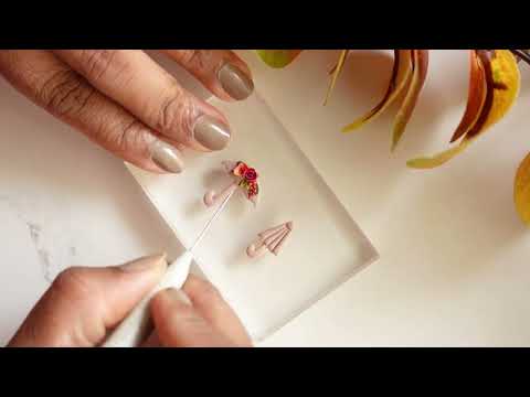 Floral Umbrella Earrings| Polymer Clay Jewelry
