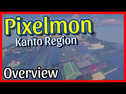 We Made The Pokémon Kanto Region In Minecraft! (Short Version)
