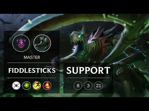 Fiddlesticks Support vs Gragas - KR Master Patch 9.2