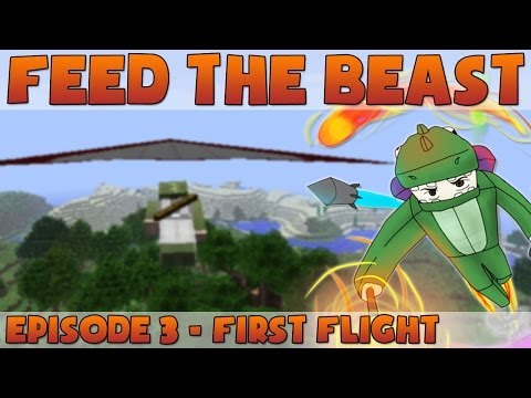 Minecraft: Mindcrack Feed The Beast S2E3 - First Flight