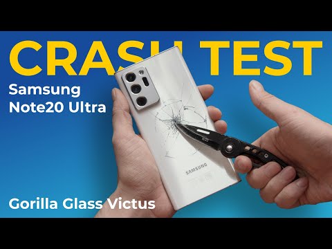 2025 Samsung Note 20 Ultra Durability Test. Crash Test Gorilla Glass Victus.
