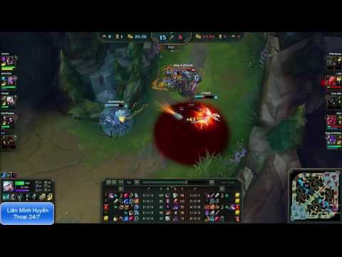 Teemo + Janna đối đầu với Jhin+ Alistar rank thách đấu Hàn Quôc Patch 6.16