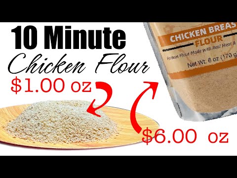 Chicken Flour in 10 minutes | New Carnivore Flour Quick Method