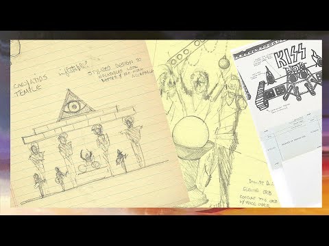 KISS RARE THE ELDER TOUR STAGE DESIGNS!