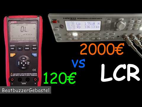 UNI-T UT612 vs Hameg HM8118 - LCR Meter Test