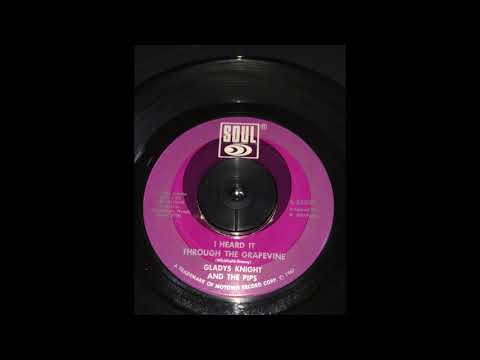 ‎I Heard It Through The Grapevine (1967) Gladys Knight & The Pips - Mono 45 rpm Vinyl