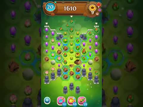 Blossom Blast Saga Level 2396 - NO BOOSTERS