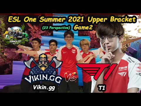 T1 vs Viking | 23savage Spectre ESL one Summer 2021 Upper Bracket  Game2 Dota 2