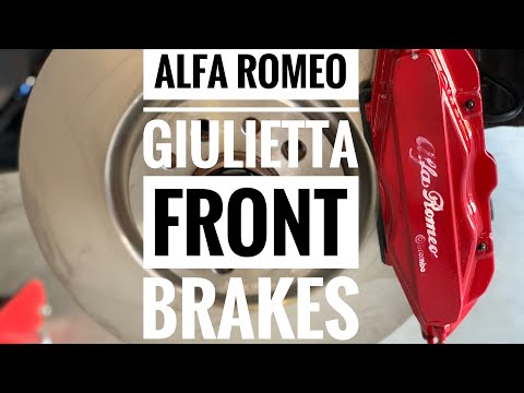 How to Replace Alfa Romeo Giulietta Brembo Front Brake Rotors and Pads