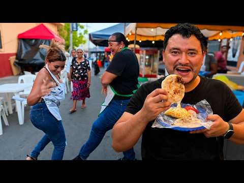 LA CALLE DEL SABOR SANTIAGUEÑA en EL SALVADOR | Fiesta de pueblo